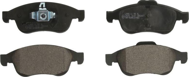 Breck 24914 00 701 00 - Гальмівні колодки, дискові гальма autocars.com.ua