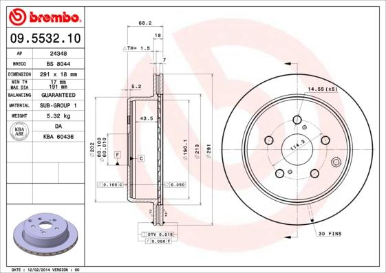 Breco BS 8044 - Тормозной диск autodnr.net