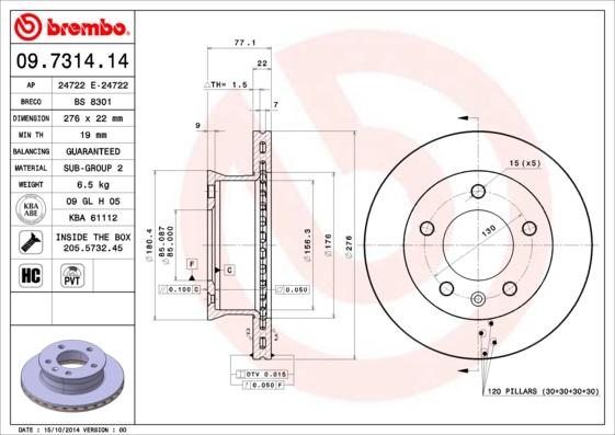 Breco BS 8301 - Тормозной диск autodnr.net