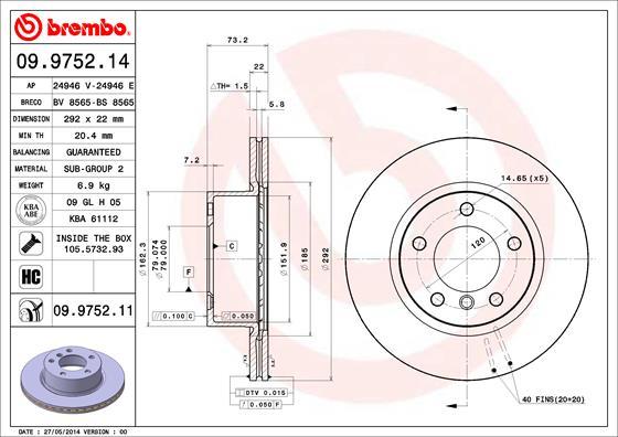 Breco BS 8565 - Тормозной диск avtokuzovplus.com.ua