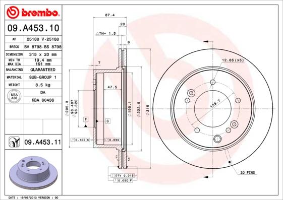 Breco BS 8798 - Тормозной диск avtokuzovplus.com.ua