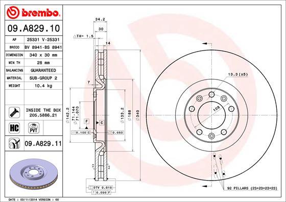 Breco BS 8941 - Тормозной диск avtokuzovplus.com.ua