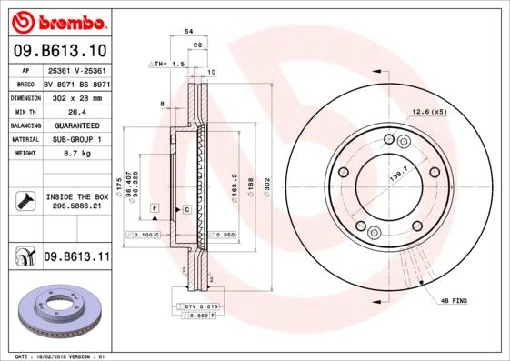 Breco BS 8971 - Гальмівний диск autocars.com.ua