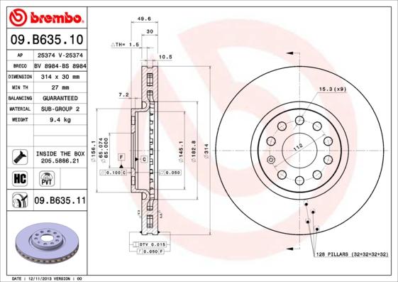 Breco BS 8984 - Тормозной диск autodnr.net