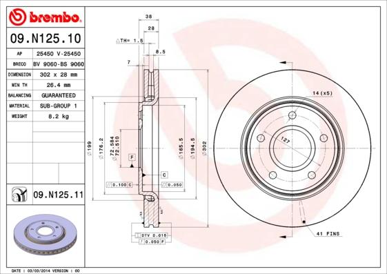 Breco BS 9060 - Тормозной диск avtokuzovplus.com.ua