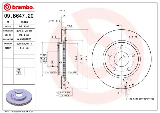 Breco BS 9086 - Тормозной диск autodnr.net