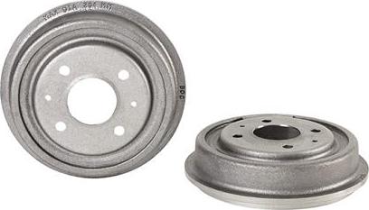 Breco BT 3167 - Гальмівний барабан autocars.com.ua