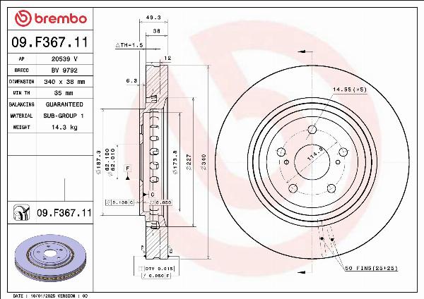 Breco BV 9792 - Гальмівний диск autocars.com.ua