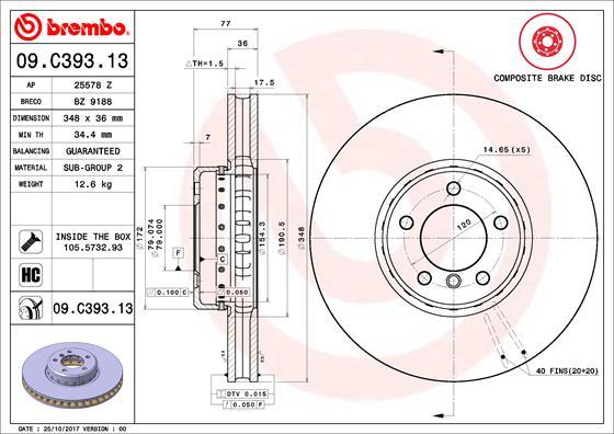 Breco BZ 9188 - Тормозной диск autodnr.net