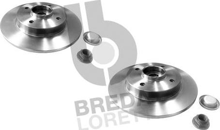 Breda Lorett DFM0008 - Гальмівний диск autocars.com.ua