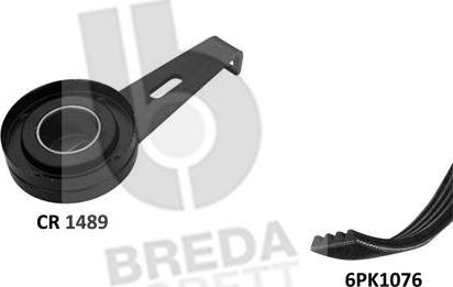 Breda Lorett KCA0020 - Поликлиновый ременный комплект avtokuzovplus.com.ua