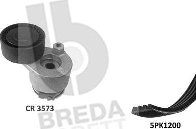 Breda Lorett KCA0049 - Поликлиновый ременный комплект autodnr.net