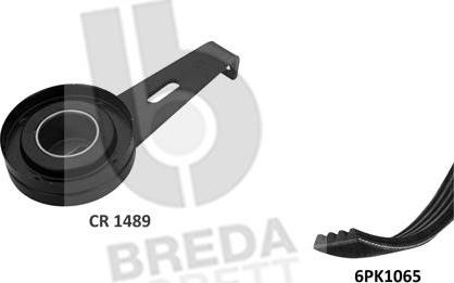 Breda Lorett KCA0051 - Поликлиновый ременный комплект avtokuzovplus.com.ua