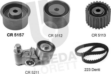 Breda Lorett KCD0187 - Комплект ремня ГРМ avtokuzovplus.com.ua