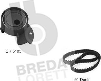 Breda Lorett KCD0265 - Комплект ремня ГРМ avtokuzovplus.com.ua