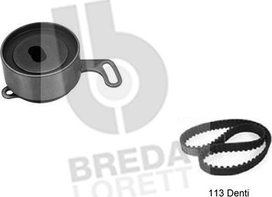 Breda Lorett KCD0272 - Комплект ременя ГРМ autocars.com.ua