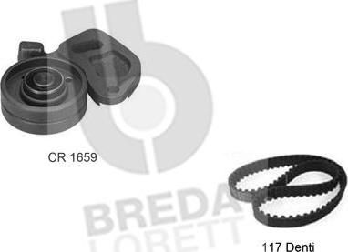 Breda Lorett KCD0276 - Комплект ременя ГРМ autocars.com.ua