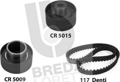 Breda Lorett KCD0300 - Комплект ременя ГРМ autocars.com.ua