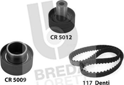 Breda Lorett KCD0302 - Комплект ременя ГРМ autocars.com.ua