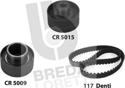 Breda Lorett KCD0306 - Комплект ременя ГРМ autocars.com.ua