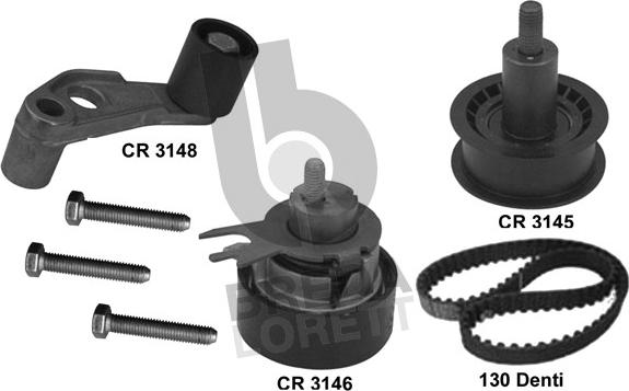 Breda Lorett KCD0719 - Комплект ремня ГРМ autodnr.net