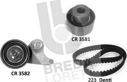 Breda Lorett KCD0759 - Комплект ременя ГРМ autocars.com.ua