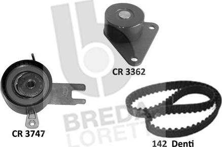Breda Lorett KCD0765 - Комплект ременя ГРМ autocars.com.ua