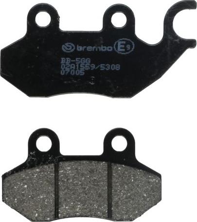 Brembo 07005 - Гальмівні колодки, дискові гальма autocars.com.ua