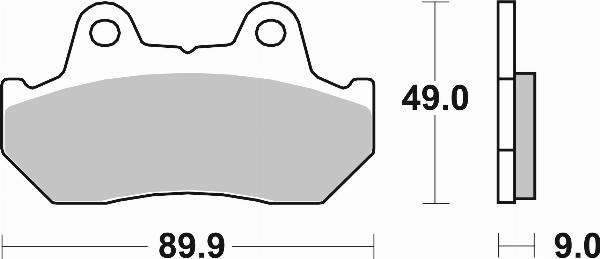 Brembo 07HO1807 - Гальмівні колодки, дискові гальма autocars.com.ua