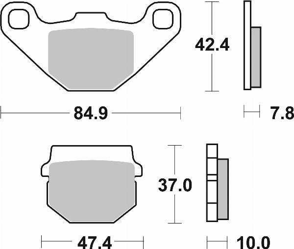 Brembo 07026 - Гальмівні колодки, дискові гальма autocars.com.ua