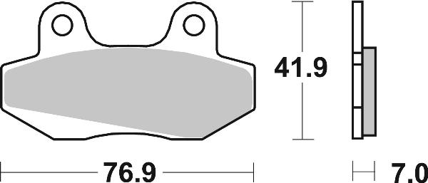 Brembo 07027 - Гальмівні колодки, дискові гальма autocars.com.ua