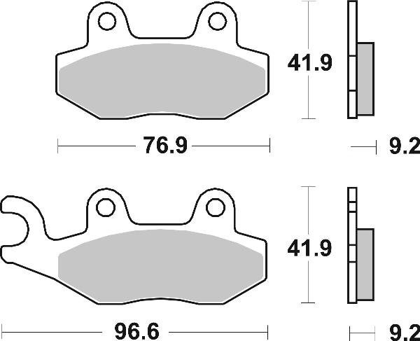 Brembo 07035 - Гальмівні колодки, дискові гальма autocars.com.ua