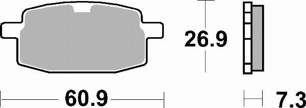 Brembo 07041 - Гальмівні колодки, дискові гальма autocars.com.ua