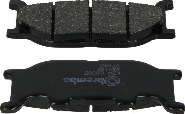 Brembo 07042 - Гальмівні колодки, дискові гальма autocars.com.ua