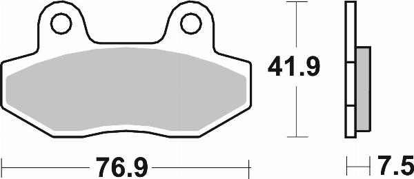 Brembo 07080 - Гальмівні колодки, дискові гальма autocars.com.ua