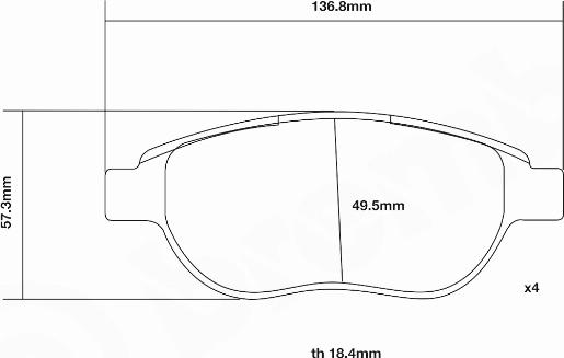 Brembo 07.B314.11 - Комплект высокоэффективных тормозных колодок avtokuzovplus.com.ua