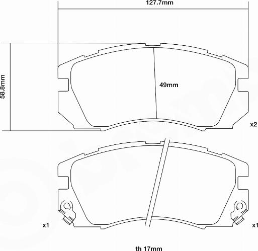 Brembo 07.B314.22 - Комплект високоефективних гальмівних колодок autocars.com.ua