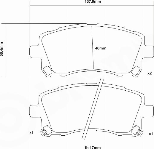 Brembo 07.B314.23 - Комплект високоефективних гальмівних колодок autocars.com.ua