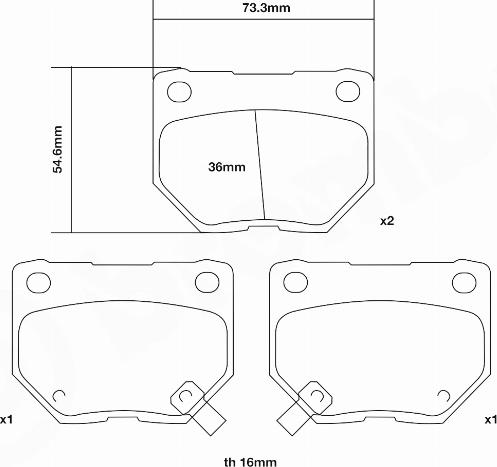 Brembo 07.B315.19 - Комплект высокоэффективных тормозных колодок avtokuzovplus.com.ua