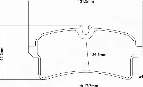 Brembo 07.B315.86 - Комплект високоефективних гальмівних колодок autocars.com.ua