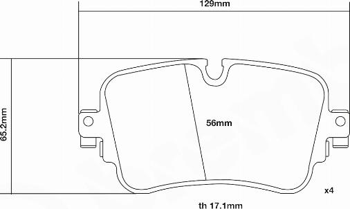 Brembo 07.B315.90 - Комплект високоефективних гальмівних колодок autocars.com.ua