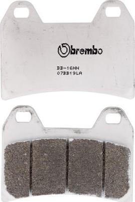 Brembo 07BB19LA - Гальмівні колодки, дискові гальма autocars.com.ua