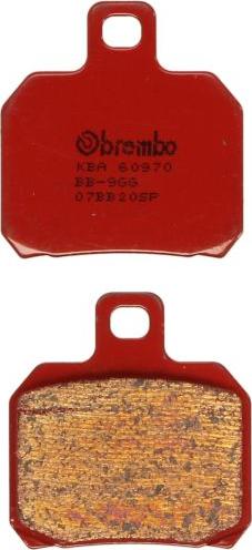 Brembo 07BB20SP - Гальмівні колодки, дискові гальма autocars.com.ua
