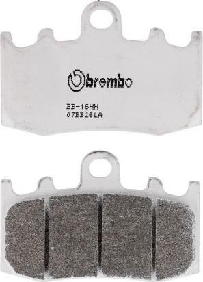 Brembo 07BB26LA - Гальмівні колодки, дискові гальма autocars.com.ua