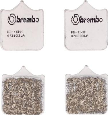 Brembo 07BB33LA - Гальмівні колодки, дискові гальма autocars.com.ua