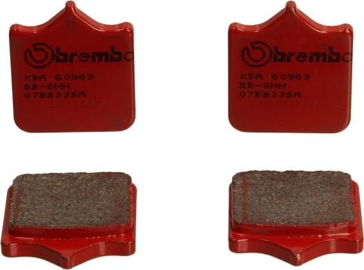 Brembo 07BB33SA - Гальмівні колодки, дискові гальма autocars.com.ua