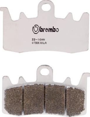 Brembo 07BB38LA - Гальмівні колодки, дискові гальма autocars.com.ua
