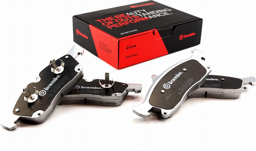 Brembo 07.D435.12 - Комплект високоефективних гальмівних колодок autocars.com.ua