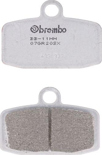 Brembo 07GR20SX - Гальмівні колодки, дискові гальма autocars.com.ua