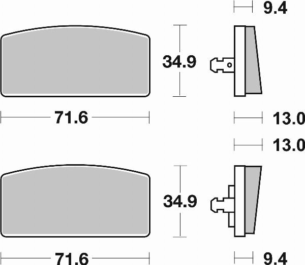 Brembo 07GR5915 - Гальмівні колодки, дискові гальма autocars.com.ua